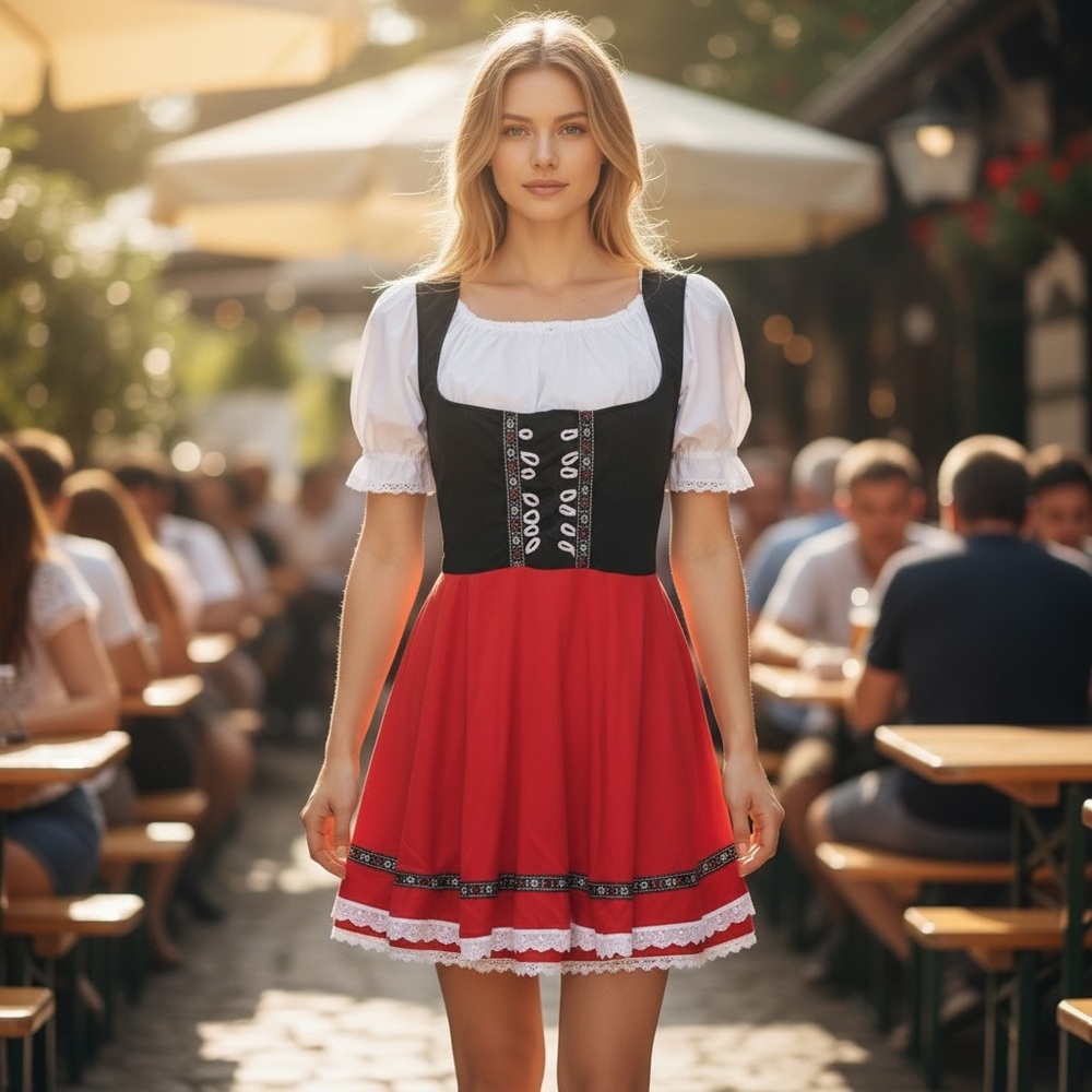 Cosplay Morph Costumes Heidi/Octoberfest Women’s Size L Play Costume